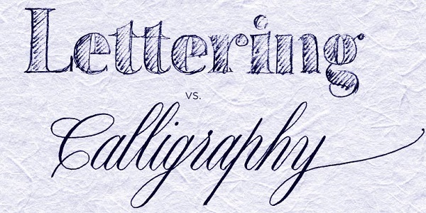 Diferencias caligrafía y lettering