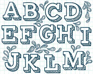 Comprar Libro De Plantillas Abecedario Lettering