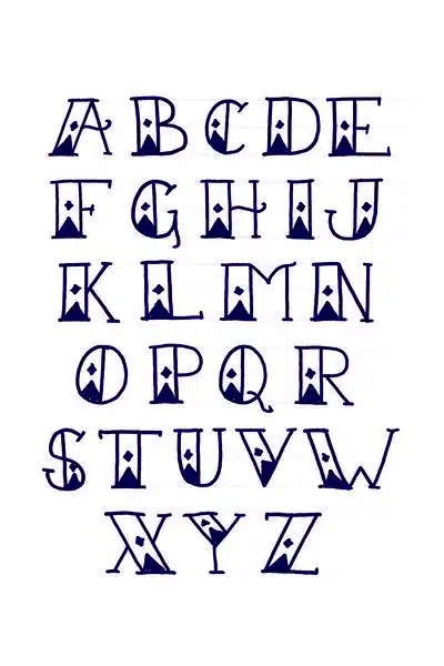 Abecedarios Lettering Imágenes de letras para colorear ✅ dibujos del abecedario en mayúsuclas y minúsculas para niños todas las letras que necesites. abecedarios lettering