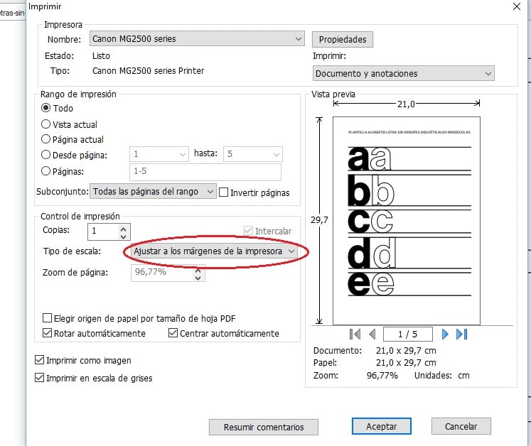 Consejos para imprimir plantilla de lettering pdf 2