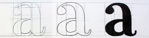 Ejercicio lettering bloque letras 2