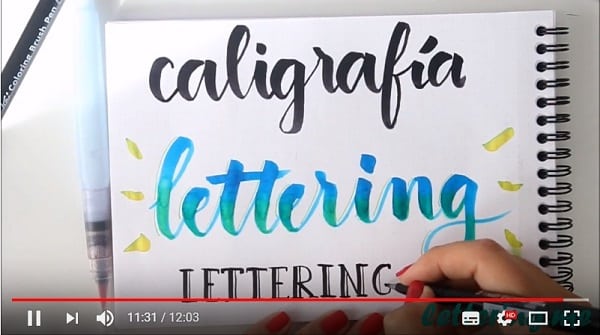 Curso de lettering online. Lección 1: Diferencias entre caligrafía y lettering