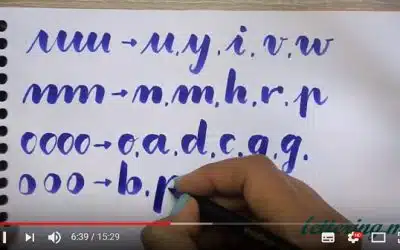 Curso de lettering online. Lección 3: Caligrafía Brush Script