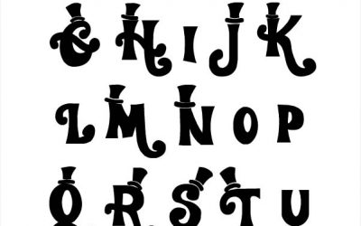 Alfabetos Lettering Willy Wonka