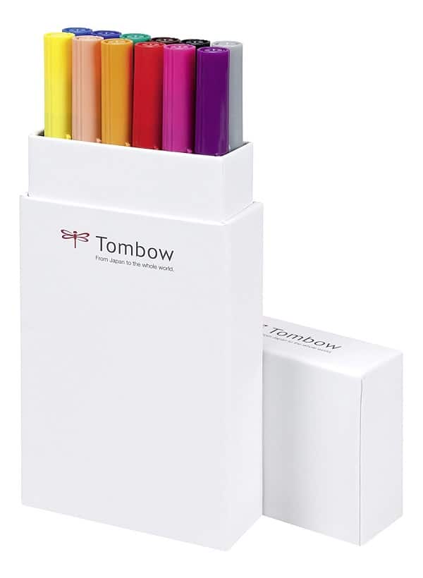 Comprar rotuladores lettering Tombow Dual Brush 12 colores 2