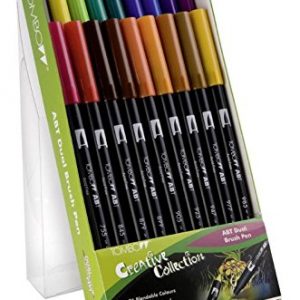 Comprar rotuladores lettering Tombow Dual Brush 18 colores fuertes