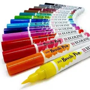 Rotuladores para lettering Royal Talens Ecoline Brush Pen 15 colores