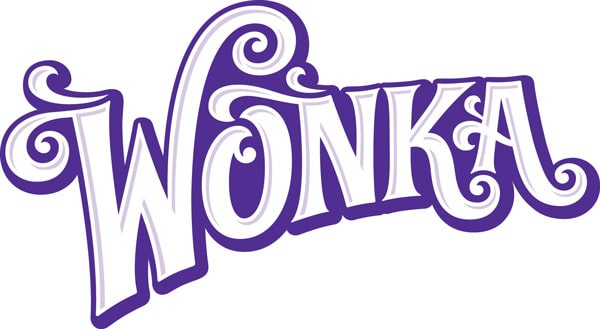 lettering Willy Wonka Logo