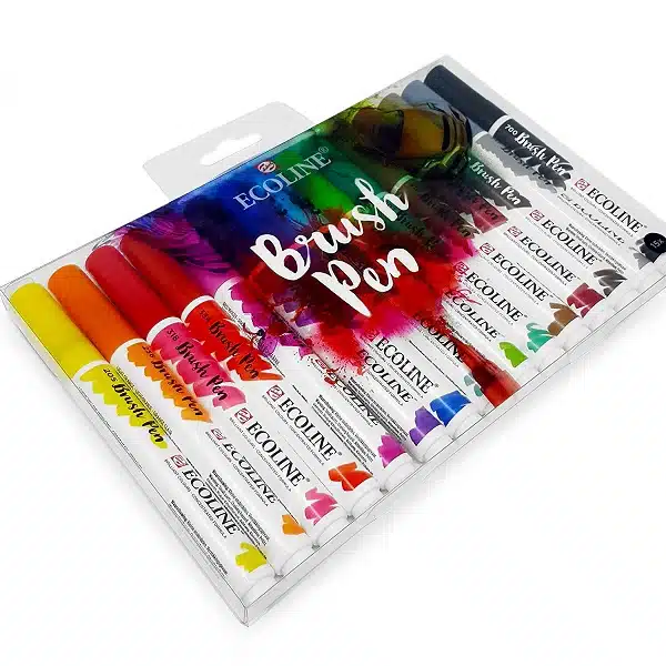 Rotuladores para lettering Royal Talens Ecoline Brush Pen 15 colores brush pen