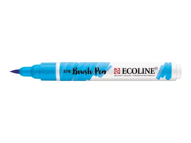 Rotulador para lettering Royal Talens Ecoline Brush Pen Azul