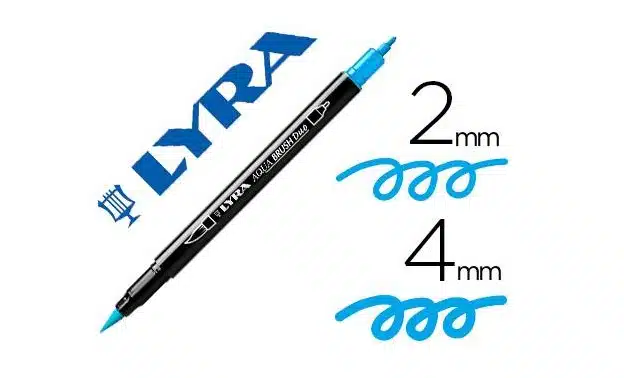 Rotulador Lyra Aqua Brush azul