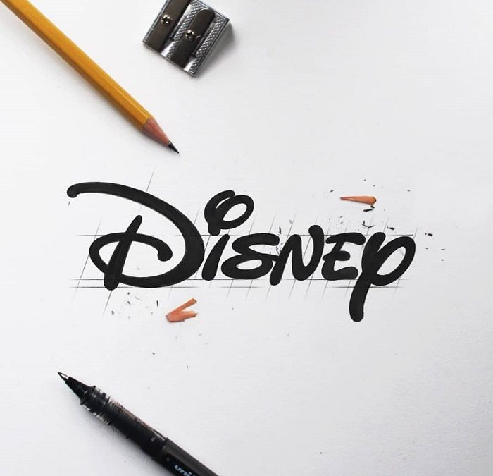 Hand Lettering de Películas Disney